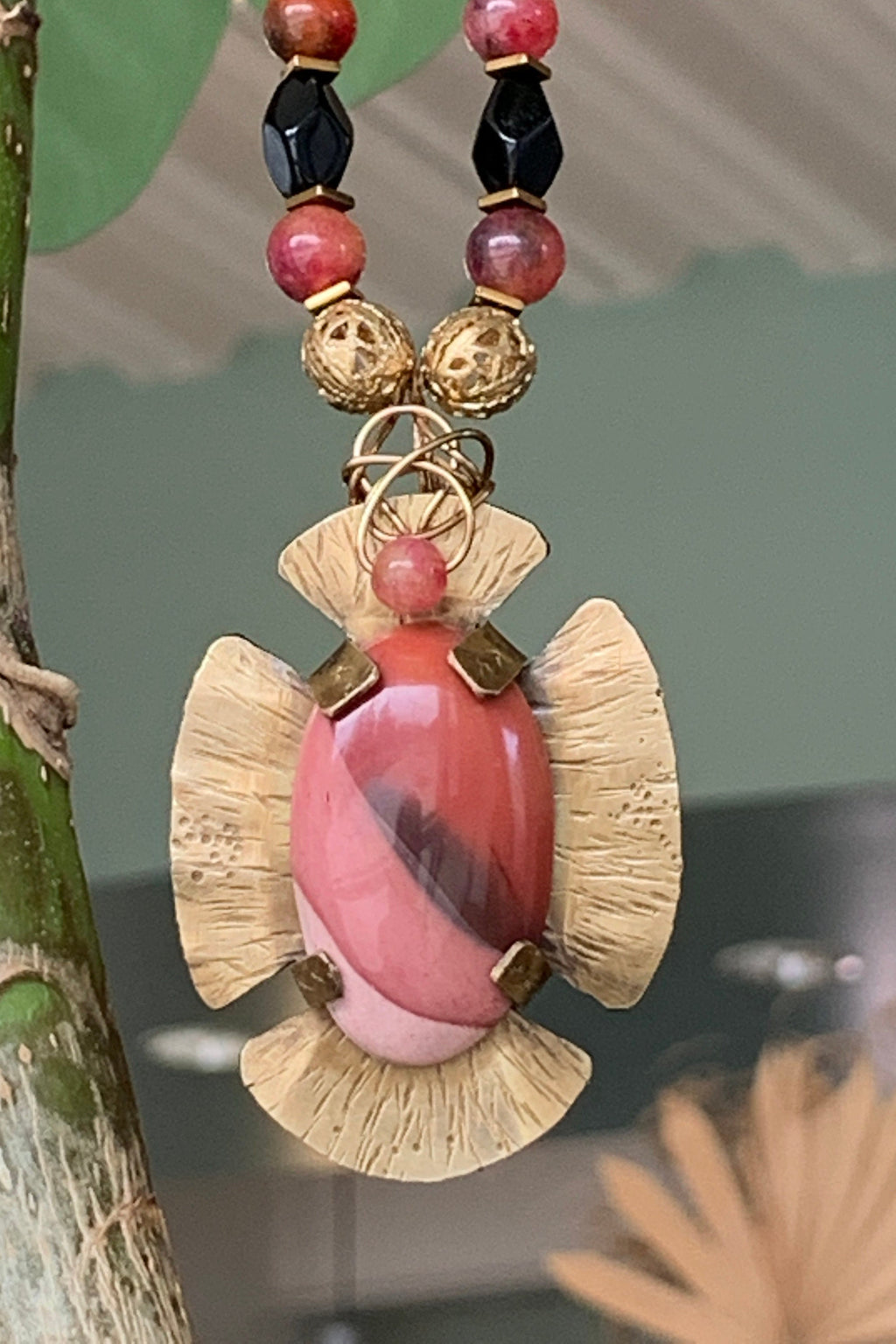 Mookkaite Jasper Pendant
