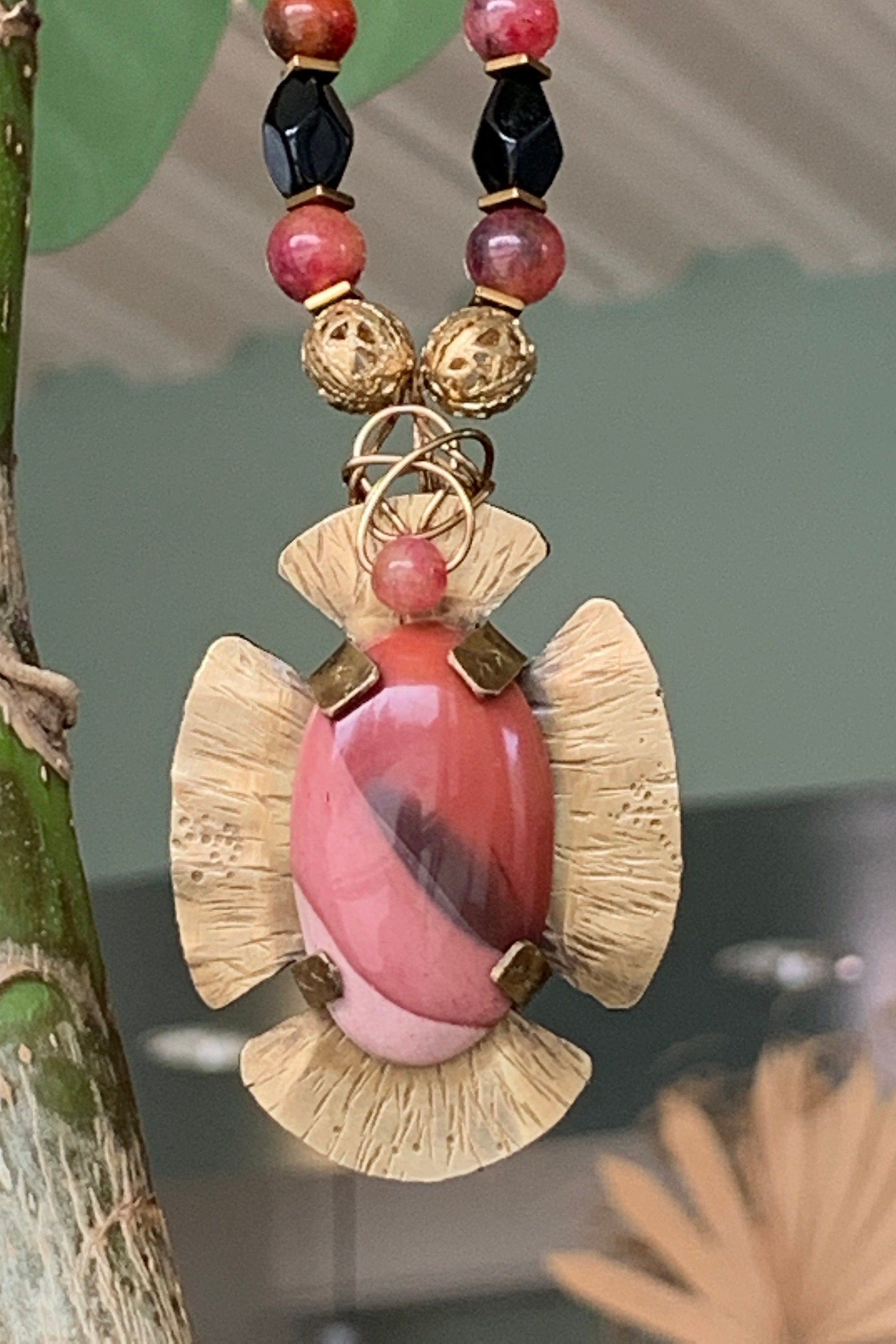 Mookkaite Jasper Pendant