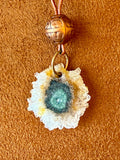 Agate Geode Crystal Pendant
