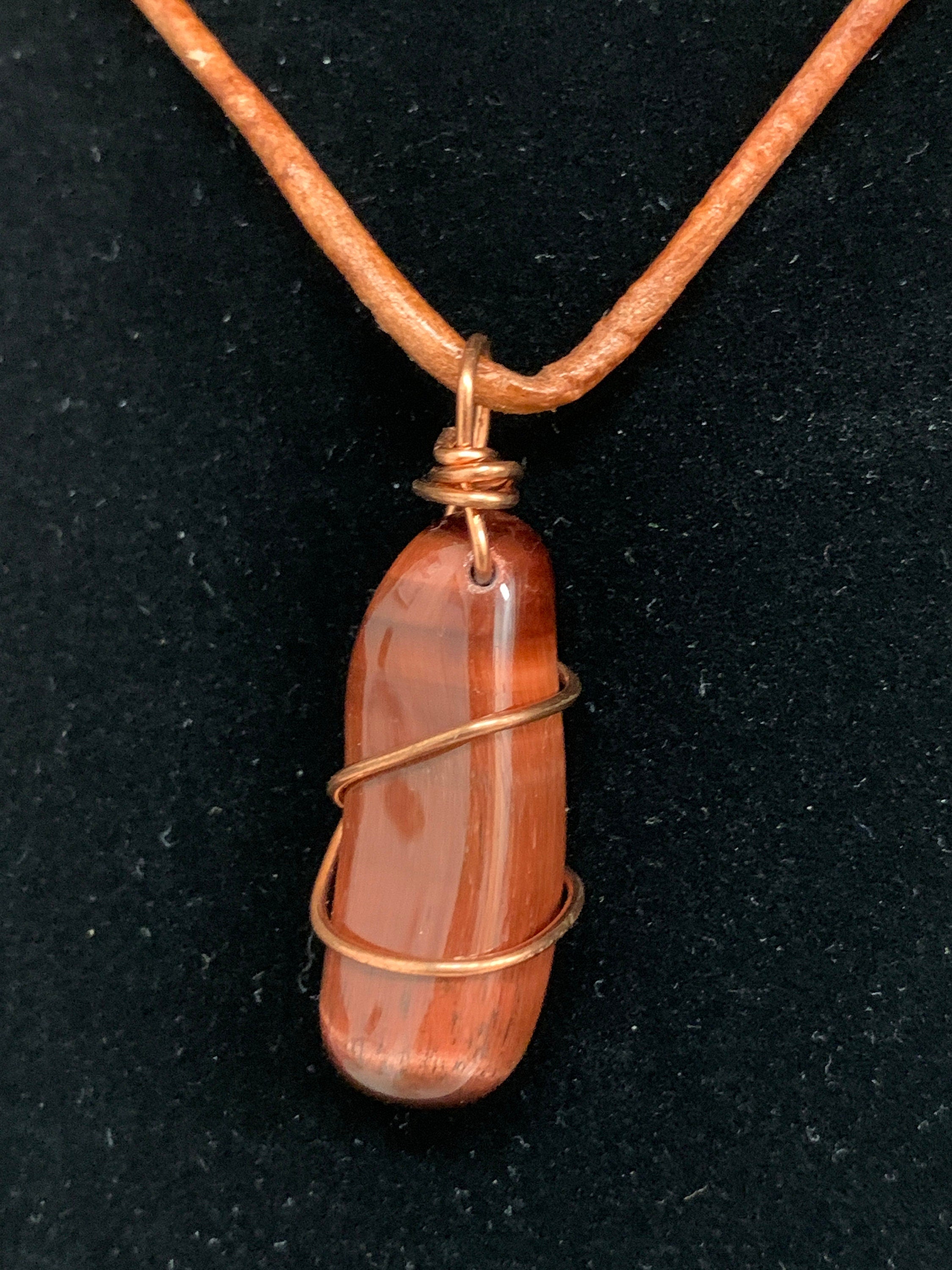 Red Tigers Eye Pendant