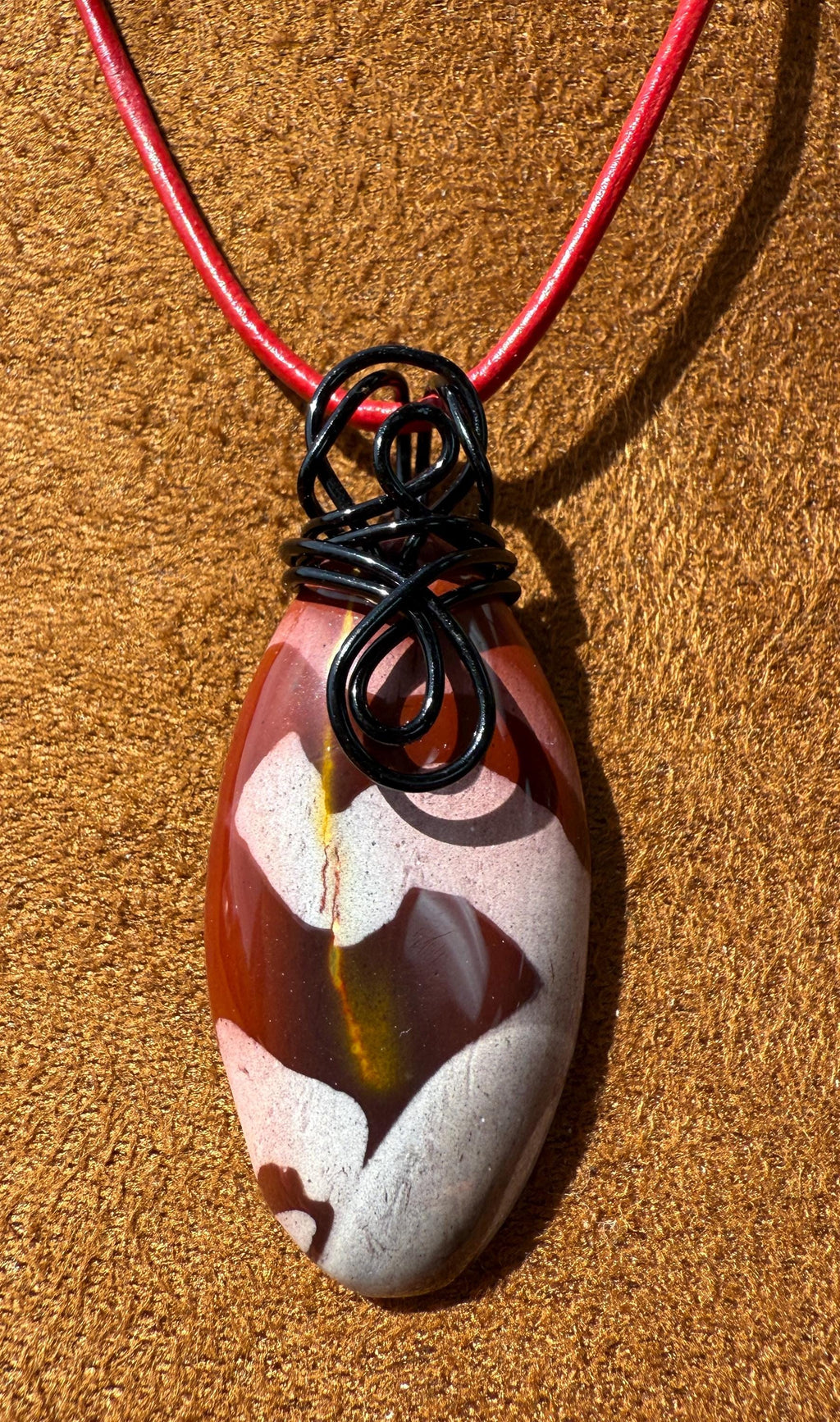Red Mookaite Pendant