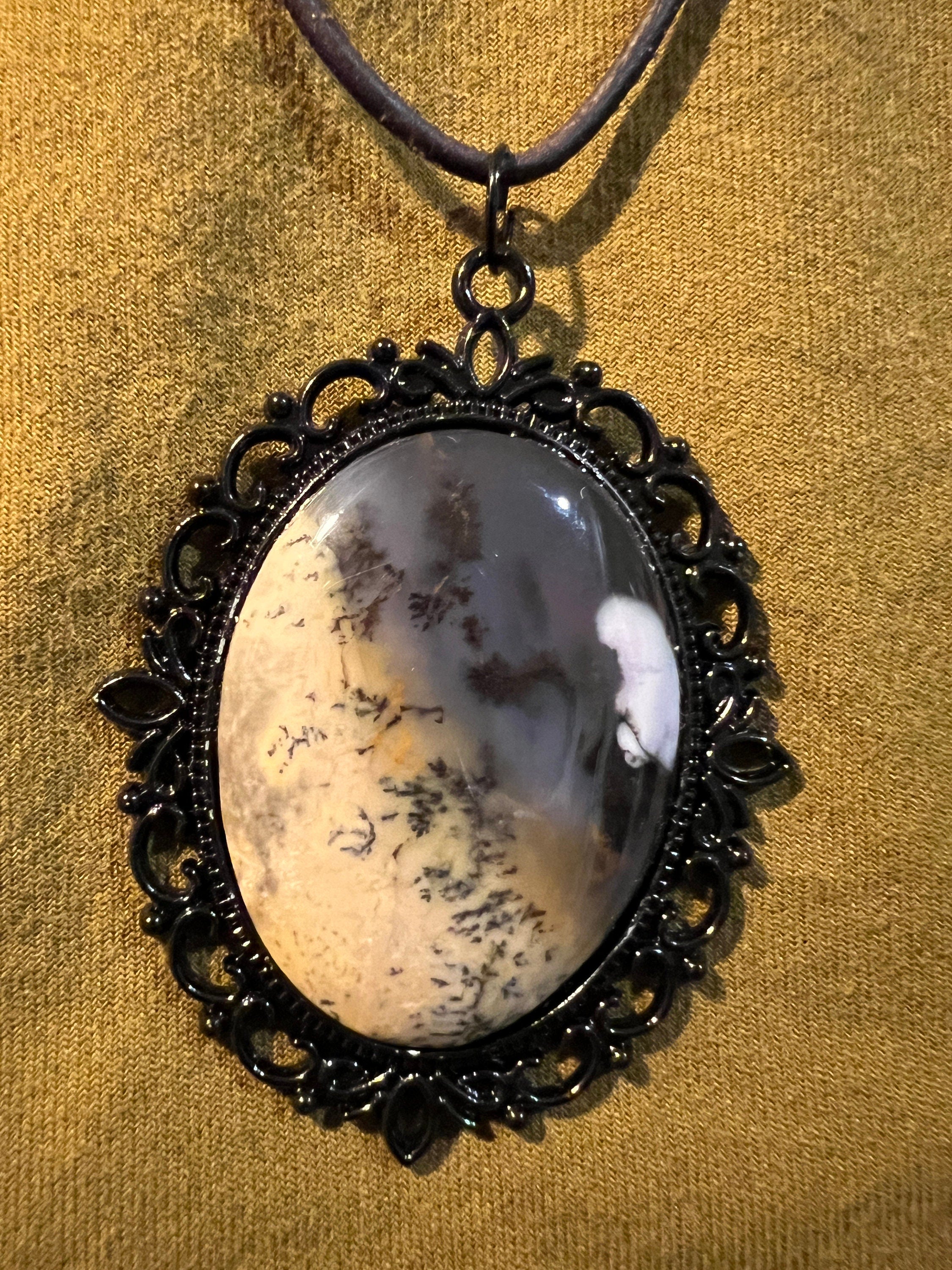 Dendrite Agate Pendant