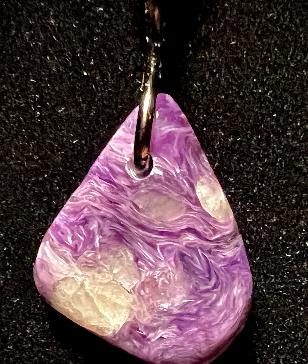 Purple and light green Charoit