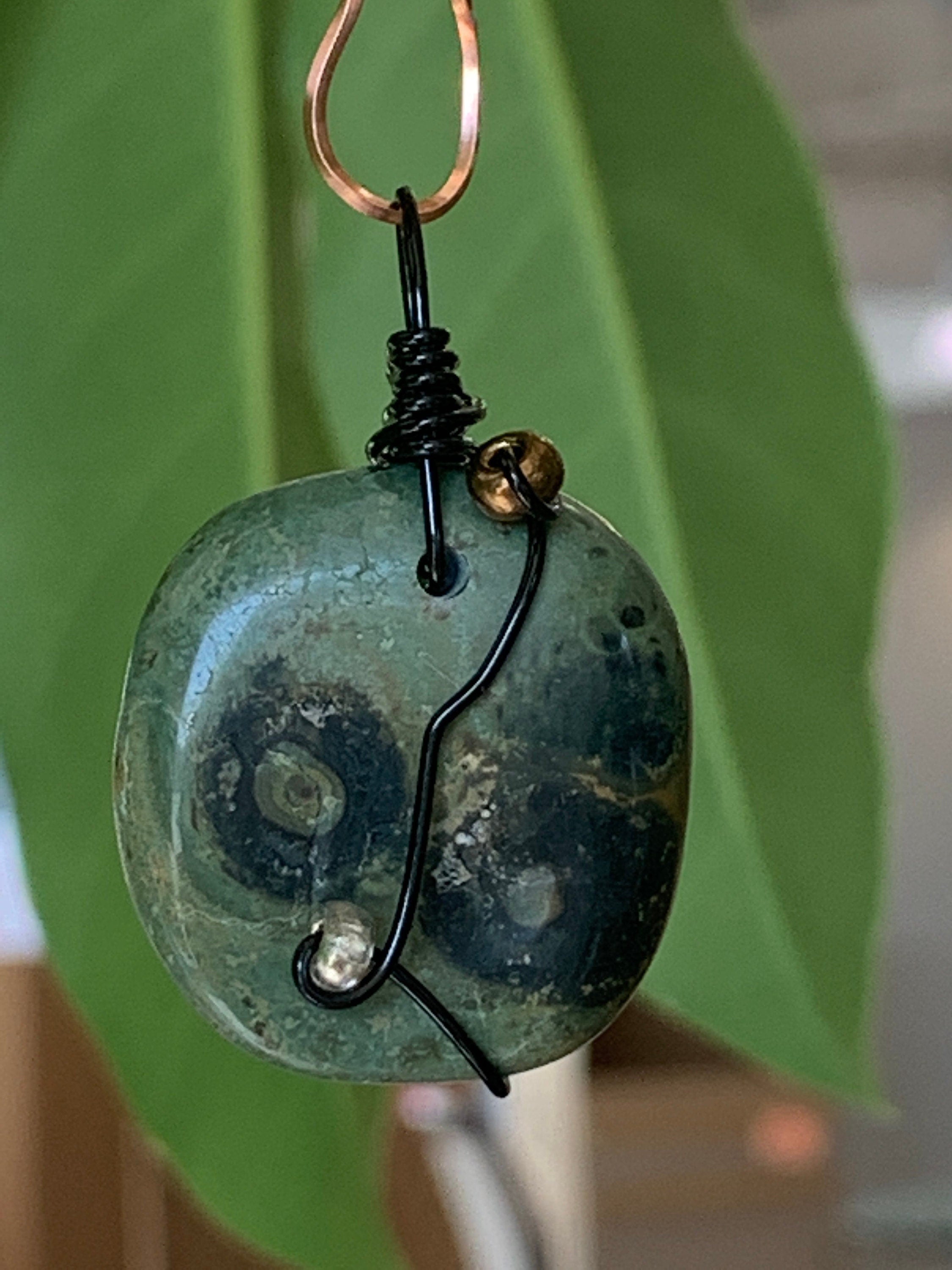 Crocodile Jasper Pendant