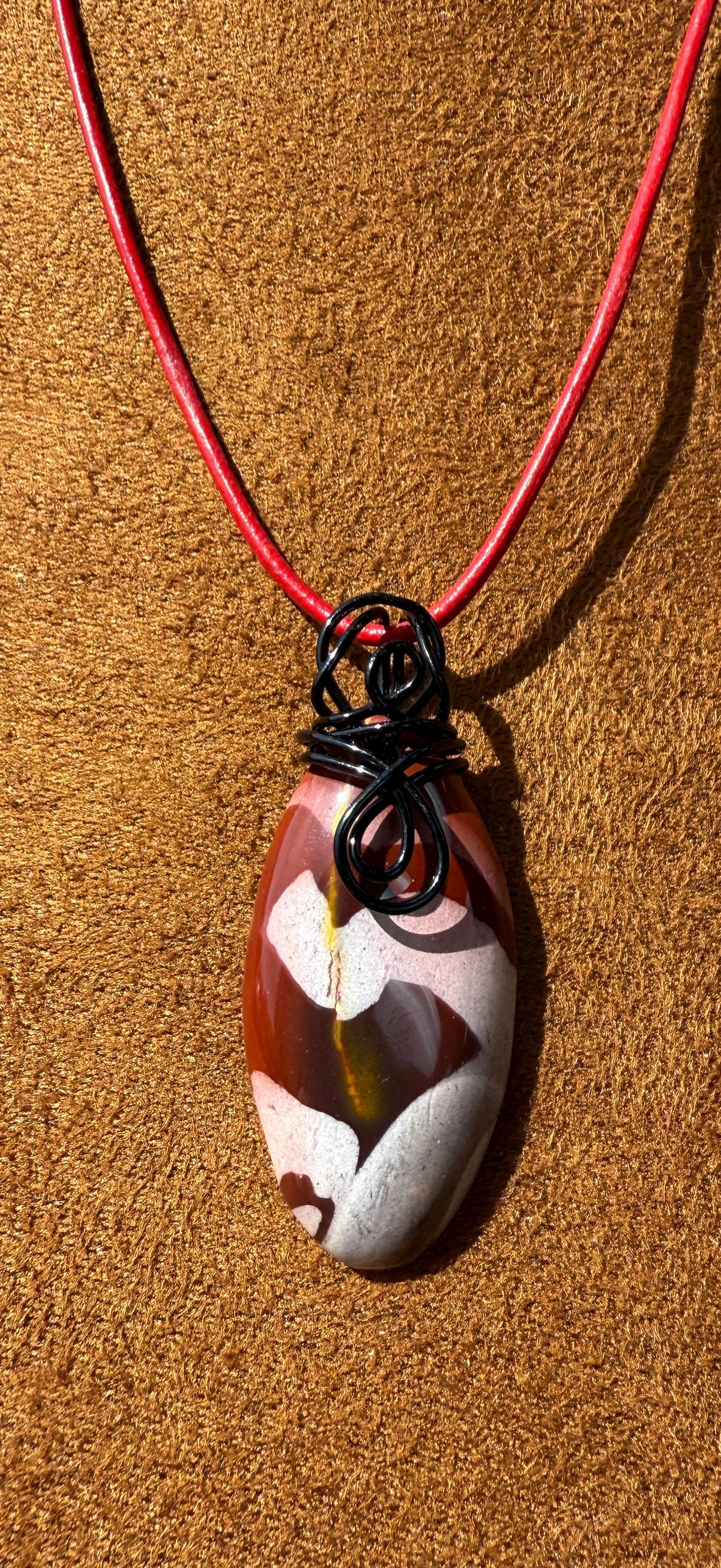 Red Mookaite Pendant