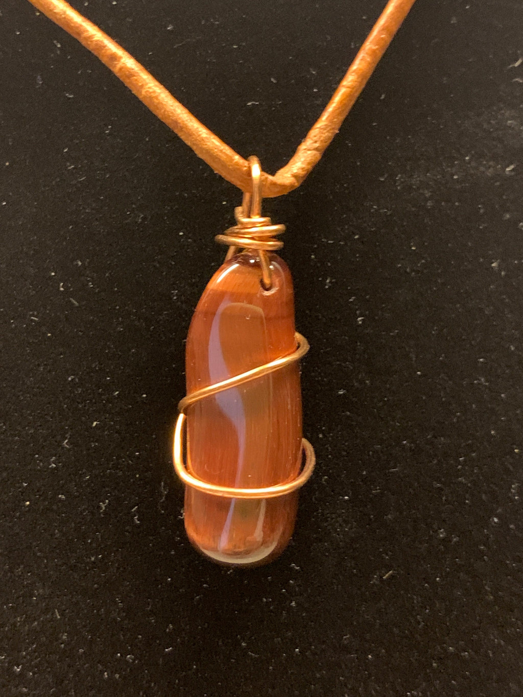 Red Tigers Eye Pendant