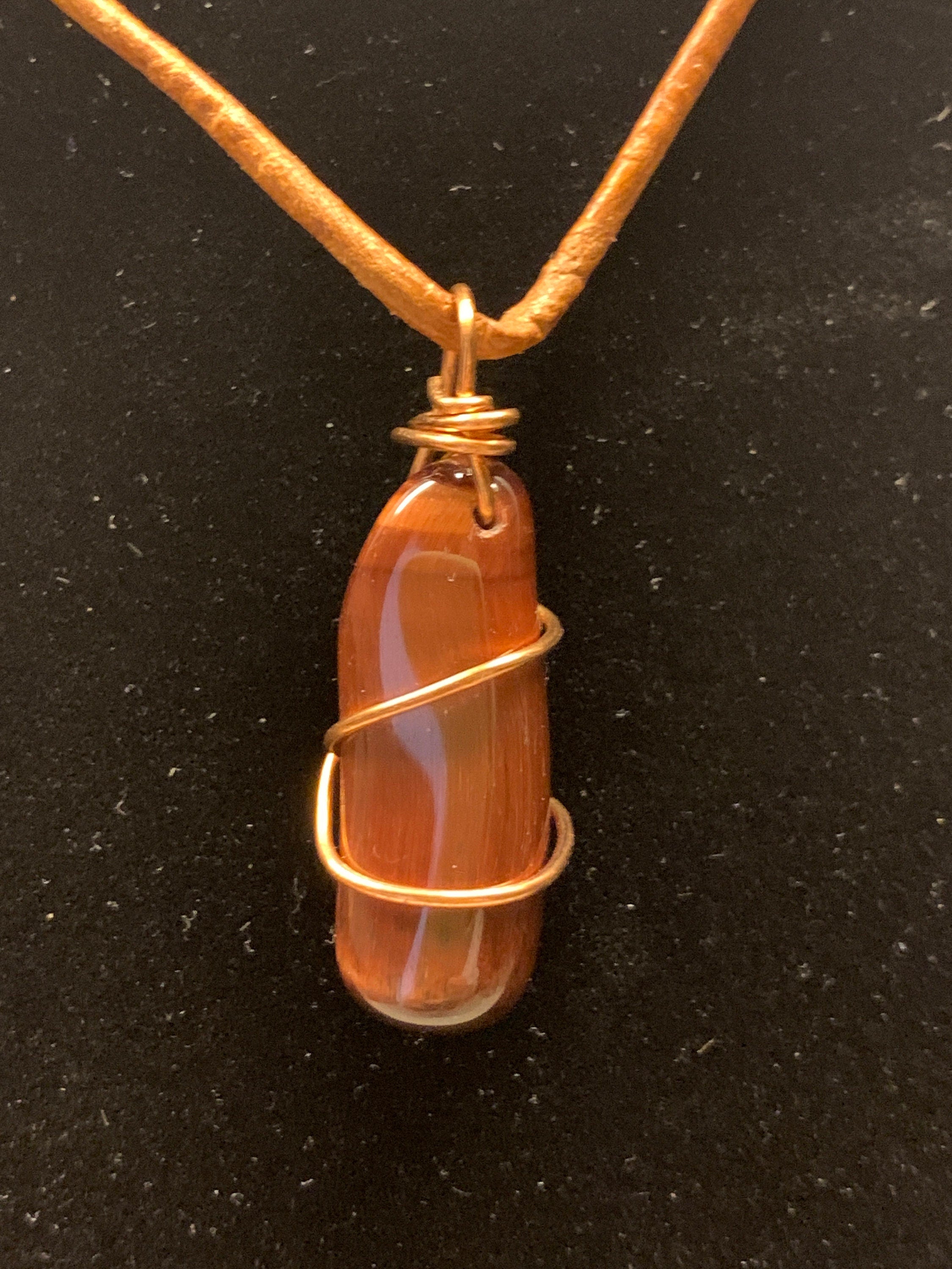 Red Tigers Eye Pendant