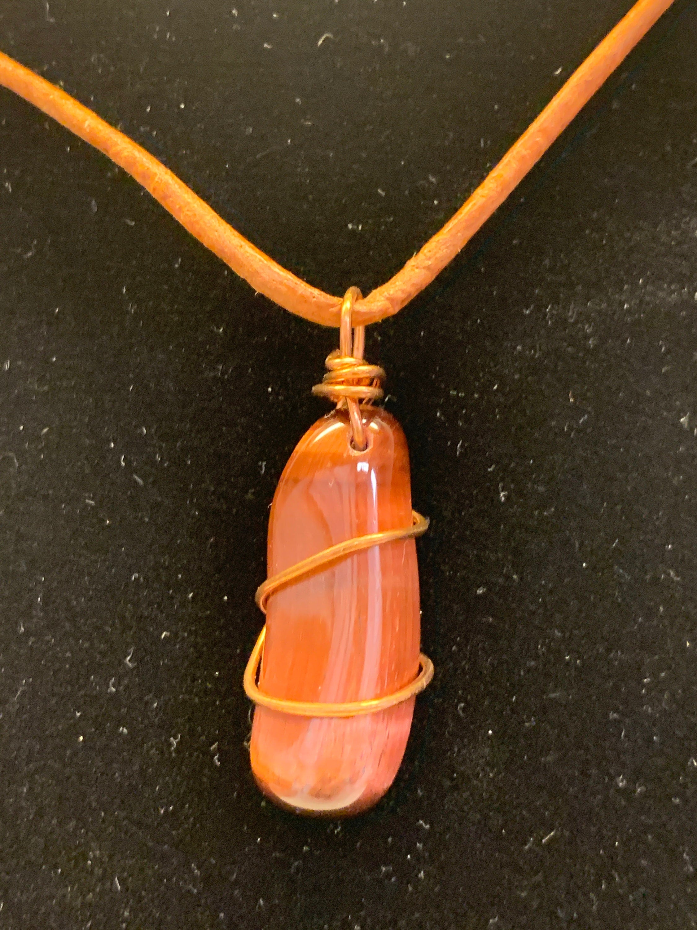 Red Tigers Eye Pendant