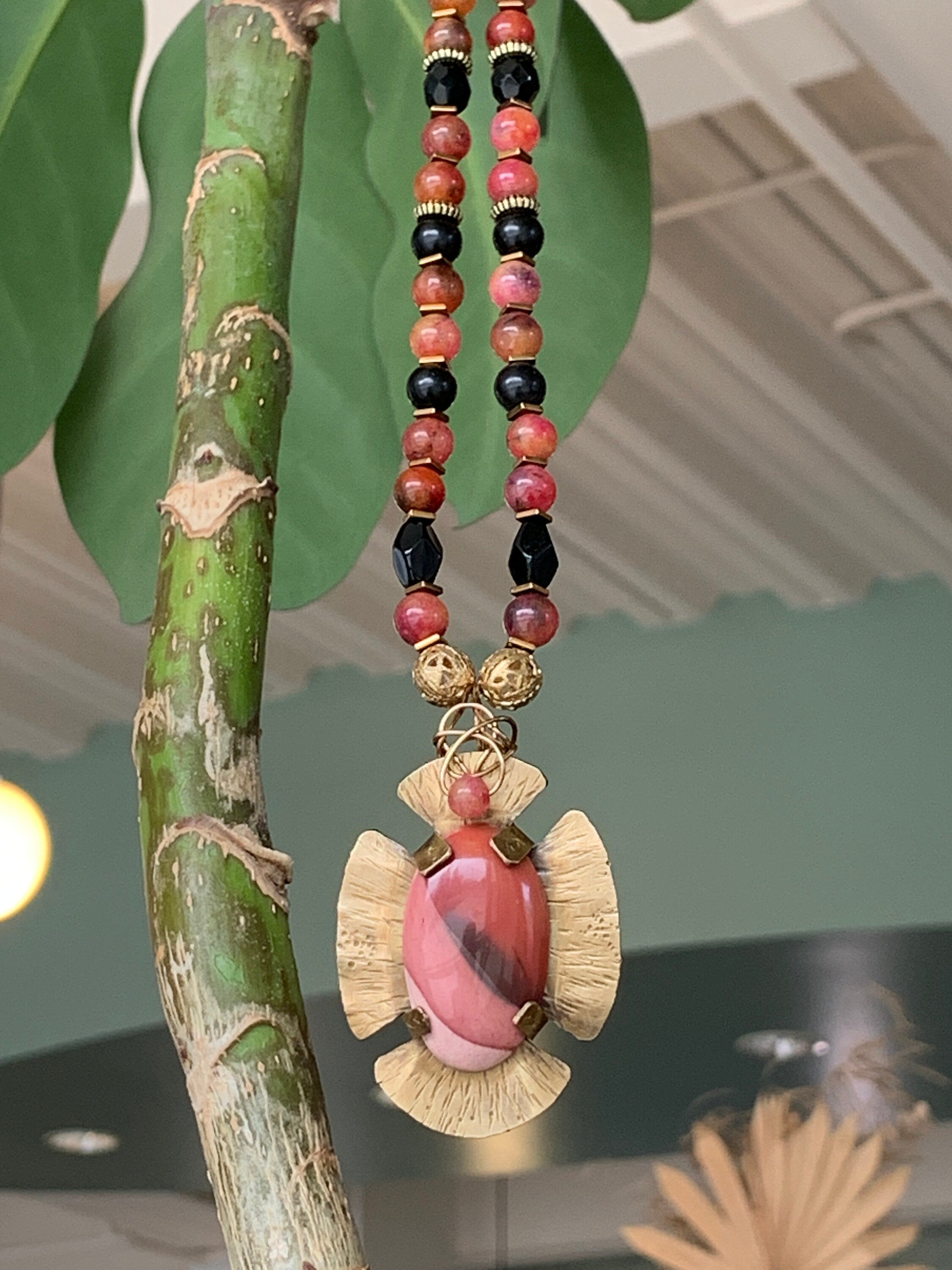 Mookkaite Jasper Pendant