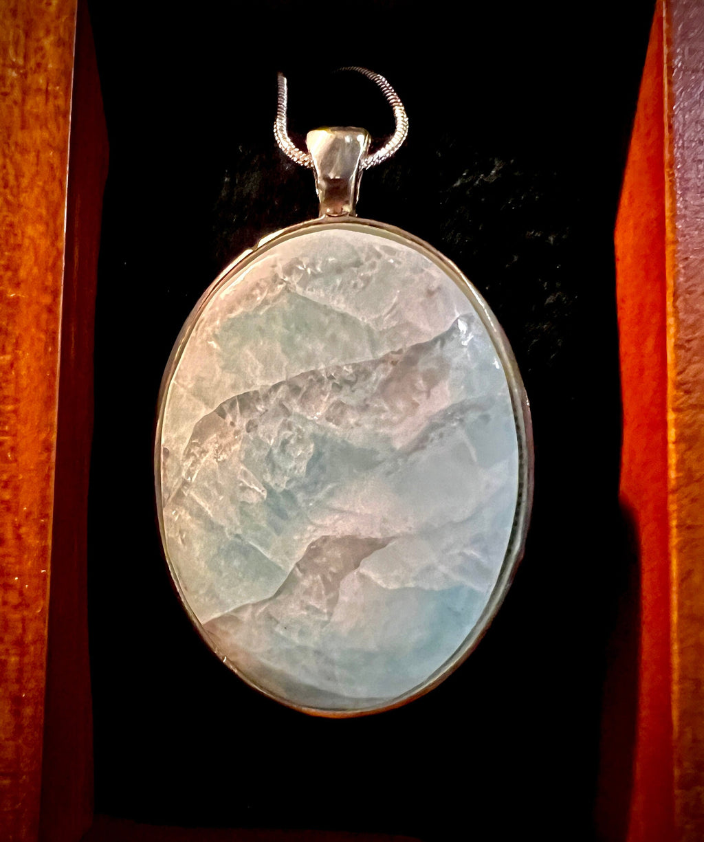 Green and White Variscite with crystals