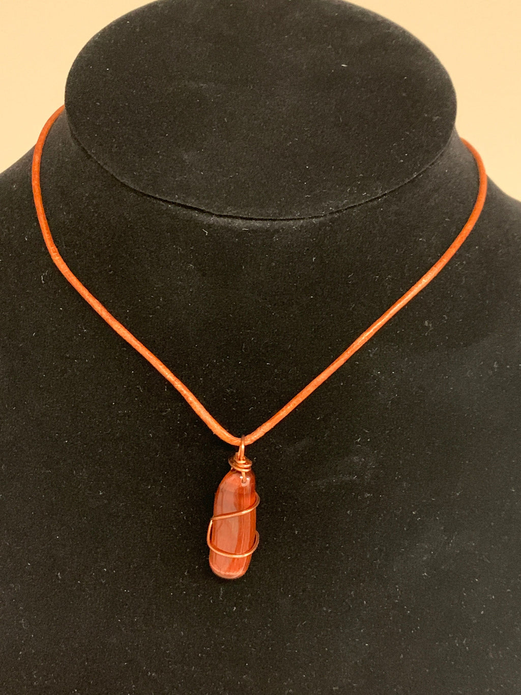 Red Tigers Eye Pendant