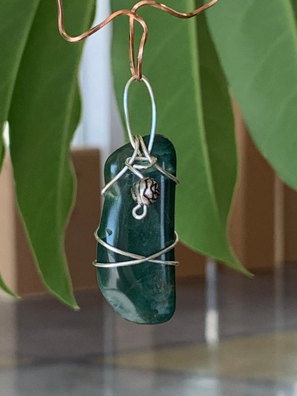 Green Imperial Jasper Pendant