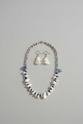 Fire Opal Necklace with matching earrings