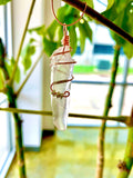 Handmade Crystal and Copper Pendant