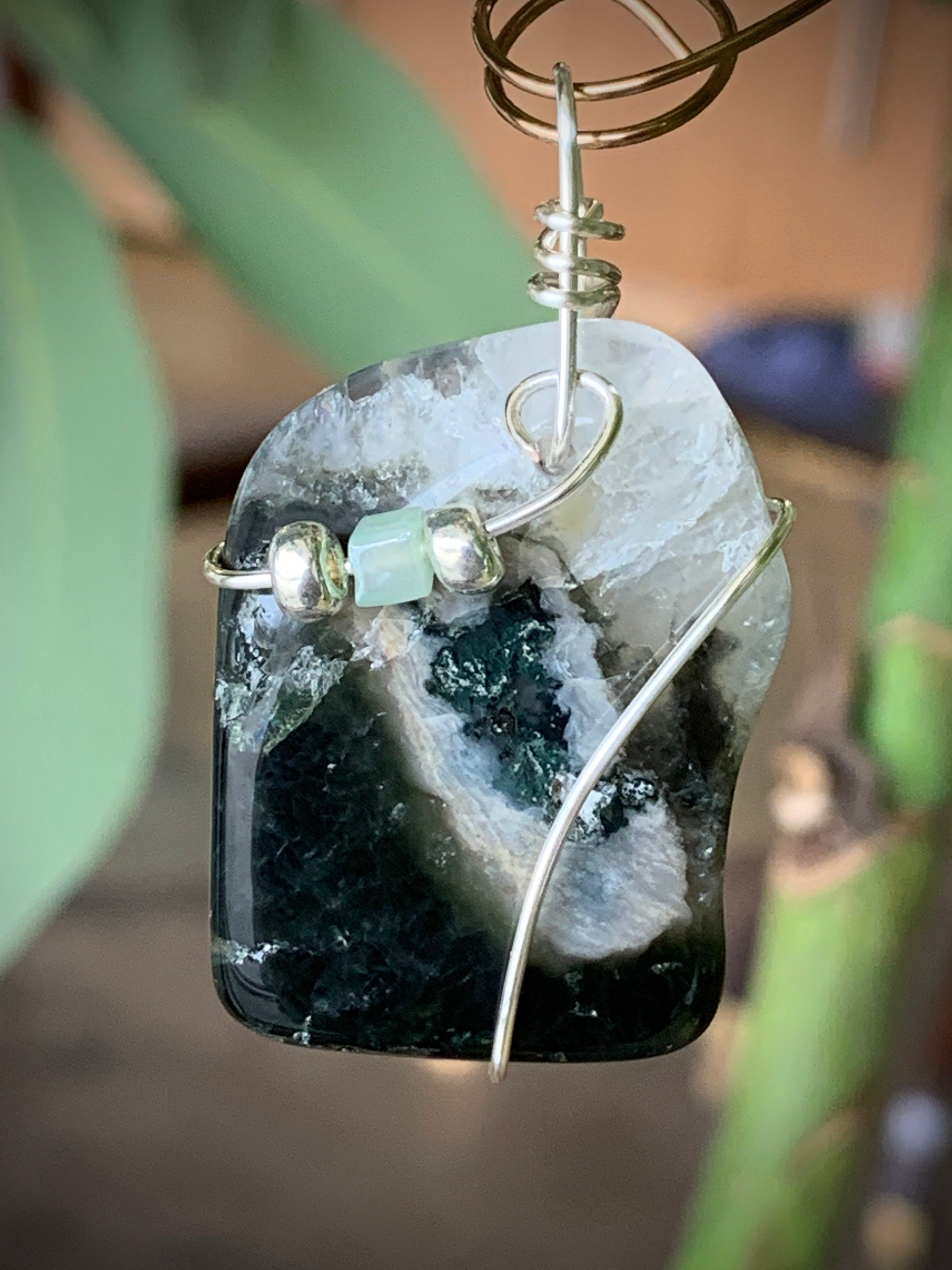 Madagascar Ocean Jasper Pendant