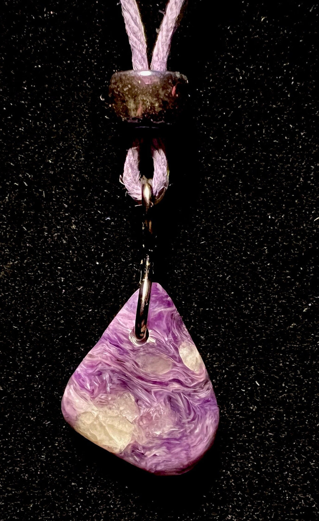 Purple and light green Charoit