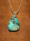 Shattuckite Chrysocolla Pendant